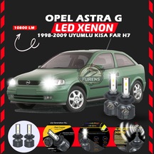 Opel Astra G 1998-2009 Kısa Far Uyumlu Şimşek Etkili Led Xenon Premium Series H7
