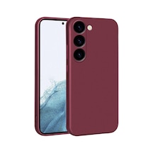 Zore Galaxy S23 Plus Uyumlu Nvth Premier Silikon Kılıf-mürdüm