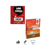 Gizli 8. Sınıf Türkçe Alıştırmalı Soru Bankası + Deneme Sınavı 2 Kitap Bigelio + Gizli