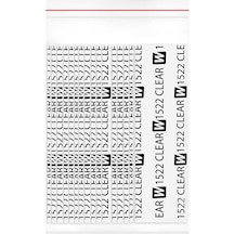 Walker Tape 1522 Clear Protez Saç Bandı Düz 1" X 3" 2,5cm X 7,5cm 36 Adet