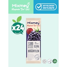 Mixmey Böğürtlen Meyve Barı 24 Adet | Atıştırmalıklar – Vegan, Glutensiz, Koruyucusuz 20gx 24adet