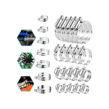 10 Adet Metal Ayarlanabilir Hortum Kelepçesi Seti