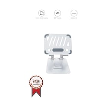 Torima Jx-045 Beyaz Katlanabilir Masaüstü Telefon Ve Tablet Standı Tablet / Telefon Tutucu