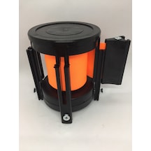 Şerit Bariyer Makarası 76 Mm 3 Metre Şerit Uzunluğu Turuncu Şerit Turuncu