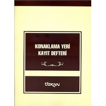 Özkan Konaklama Yeri Kayıt Defteri 27X30