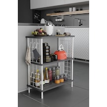 3 Raflı Çevir-tak Beyaz Telli Metal Gövdeli Çok Amaçlı Mutfak Rafı Ve Organizer Raf Atlantik Çam 3 Raflı Çevir-tak Beyaz Telli Metal Gövdeli Çok Amaçlı Mutfak Rafı Ve Organizer Raf Atlantik Çam