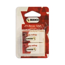 5 Adet Branco Beyaz Silgi 2'li Blister Kod:103