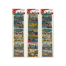 İstanbul Temalı Silikon Buzdolapı Süsü Magnet 6'lı Set