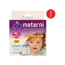Materni Biberon Süt Saklama Kabı 2 x 120 ML