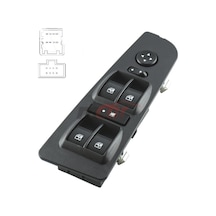Fiat Linea İle Uyumlu Ayna Ayarlı Dörtlü Cam Açma Kapama Düğmesi