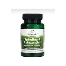Organic Spirulina & Astaxanthin 120 Veggie Tablet