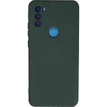 Newface General Mobile Gm 21 Plus Kılıf Nano İçi Kadife Silikon - Koyu Yeşil