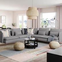 Ikea Gri Ferah Kanepe - 6'lı Köşe Kanepe