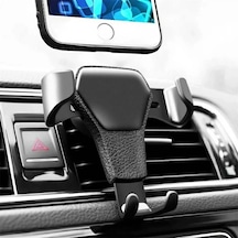 Araç İçi Klima Izgarasına Takılabilen Plastik Oto Telefon Tutucu Gravity 4915