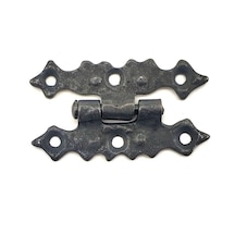 Hubrendy Çer Antika Tarz Dekoratif Pirinç Yıldız Menteşe - 63x36 Mm, Oksit