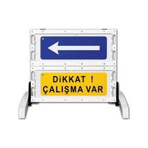 Katlanır Uyarı Levhalı Bariyer 100X91Cm (534231199)