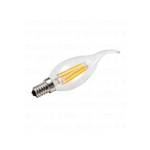 Ecolite E14 Filament Kıvrık Mum Ampul 4W 470 Lm 2700K Sarı Işık