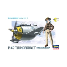 Hasegawa Th10 60120 P-47 Thunderbolt, Eggplane Serisi Plastik Model Kiti-49001