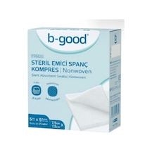 B-Good Steril Emici Spanç Kompres 25'li 7.5 x 7.5 CM
