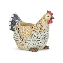 27-gallo-720 Horoz Saksısı, Bej/siyah Belirtilmemis