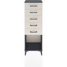 Arges Dolap 5 Çekmeceli 44x30x134 Antrasit-aytaşı Antrasit Arges Dolap 5 Çekmeceli 44x30x134 Antrasit-aytaşı Antrasit