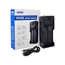 Xtar Vc2sl Pil Şarj Aleti Akıllı Lcd Ekranlı Li-ion & Ni-mh Şarj Cihazı