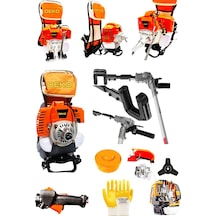 Deko Turkey DKT3463Z Benzinli Sırt Tipi Tırpan + Zeytin Silkeleme Aparatı