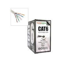 Teknogreen Cat6 Utp Data Kablosu 305 Metre Cca Gri