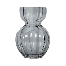 Vitale Bologna Gri Kabak Vazo 16 16 22 Cm Ak.kı0075 Diğer