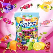 Evliya Şekerleme Meyve Aromalı Dolgulu Toffe Şeker 350 G