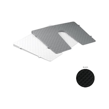 Transom Pad Tilted, 450x360mm, Black
