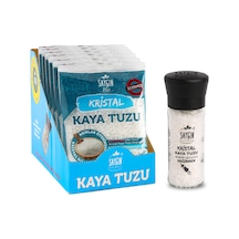 Saygın Öğütmelik Kaya Tuzu 6 x 500 G + Değirmen Tuz 110 G