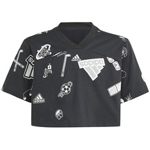 Adidas Jg Bluv Cr T Çocuk Günlük T-shirt In3301 Siyah In3301