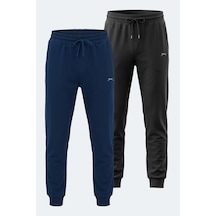 Slazenger Onıonıx 2 Li Set Erkek Eşofman Altı Siyah - Lacivert