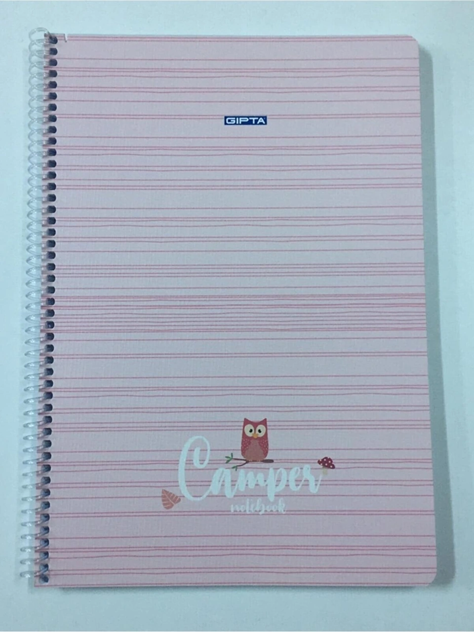 Camper Spiral Karton Kapak Defter A4 80 Yaprak Kareli