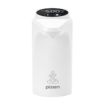 Flow Şarjlı Otomatik Damacana Su Pompası Tds Ölçer 250ml 500ml 1l 2l Ölçü Özellikli Beyaz