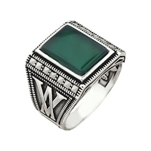 Taja Erkek Yüzük Gümüş 925 Markazit Taşlı 41498