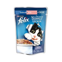 Purina Felix Somonlu Pouch Yetişkin Kedi Maması 12 x 100 G