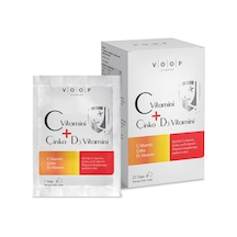 Voop C Vitamini D3 Vitamini Çinko Portakal Aromalı 20 Saşe X 4.5g - 4 Adet Tarı