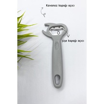 Çok Amaçlı Kapak Açacağı , Meşrubat Açacağı , Kavanoz Kapağı Açacağı Gri Diğer
