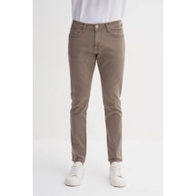 Cazador Parker Normal Bel Extra Slim Fit Taş Erkek Pantolon 09250 Taş
