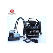 Worldforce Elektro Hidrolik Pompa 700 Bar 1 Litre Yağ Kapasiteli 18V 4.0Ah 72Wh Akülü Kablolu Kumandalı Yağ Ünitesi