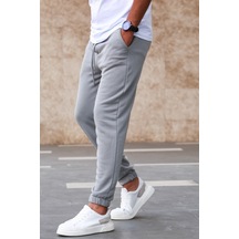Madmext Boyalı Gri Basic Eşofman 5424 Gri