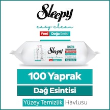 Sleepy Mountain Yüzey Temizlik Havlusu Mendili Dağ Esintisi 100 Yaprak