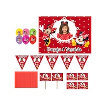 Minnie Kişiye Özel Doğum Günü Parti Seti