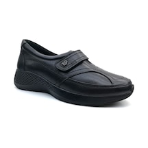 King Paolo U6595 Shoeflex Bunyon - Siyah - Bayan Ayakkabı,Deri Ay