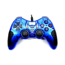 Platoon Usb Bilgisayar Oyun Kolu Gamepad Joystick Mavi