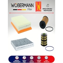 Wöbermann Opel Mokka 1.6 Cdti Filtre Bakım Seti 2015-2017 4'lü Karbonlu