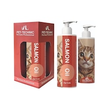 Salmon Oil Kediler İçin Somon Yağı, Omega 3 & 6 İçeren Tamamlayıcı Yem, Sıvı Form, 100 Ml