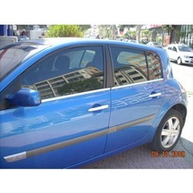 Renault Megane 2 Hb Krom Cam Çıtası 2004-2010 4 Parça
